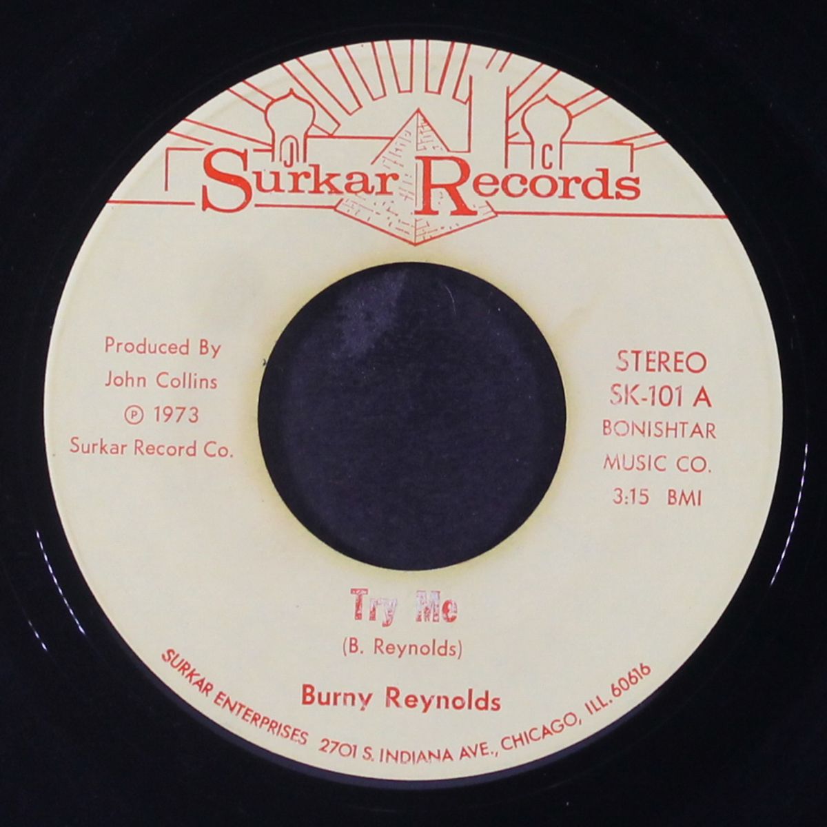 try me / if she's your lover by BURNY REYNOLDS
