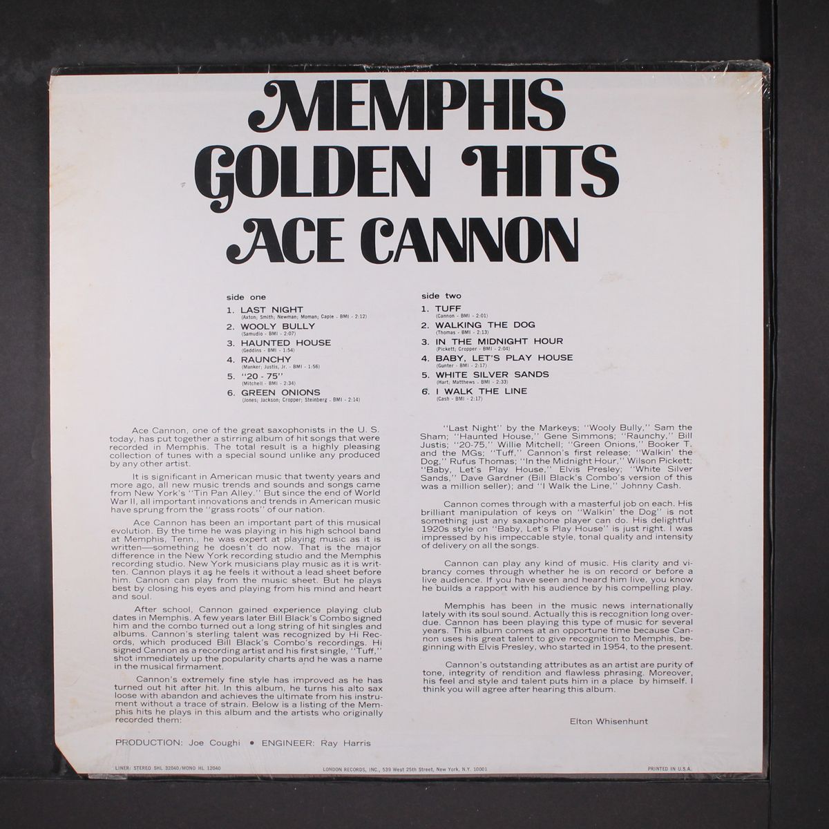 memphis golden hits by ACE CANNON