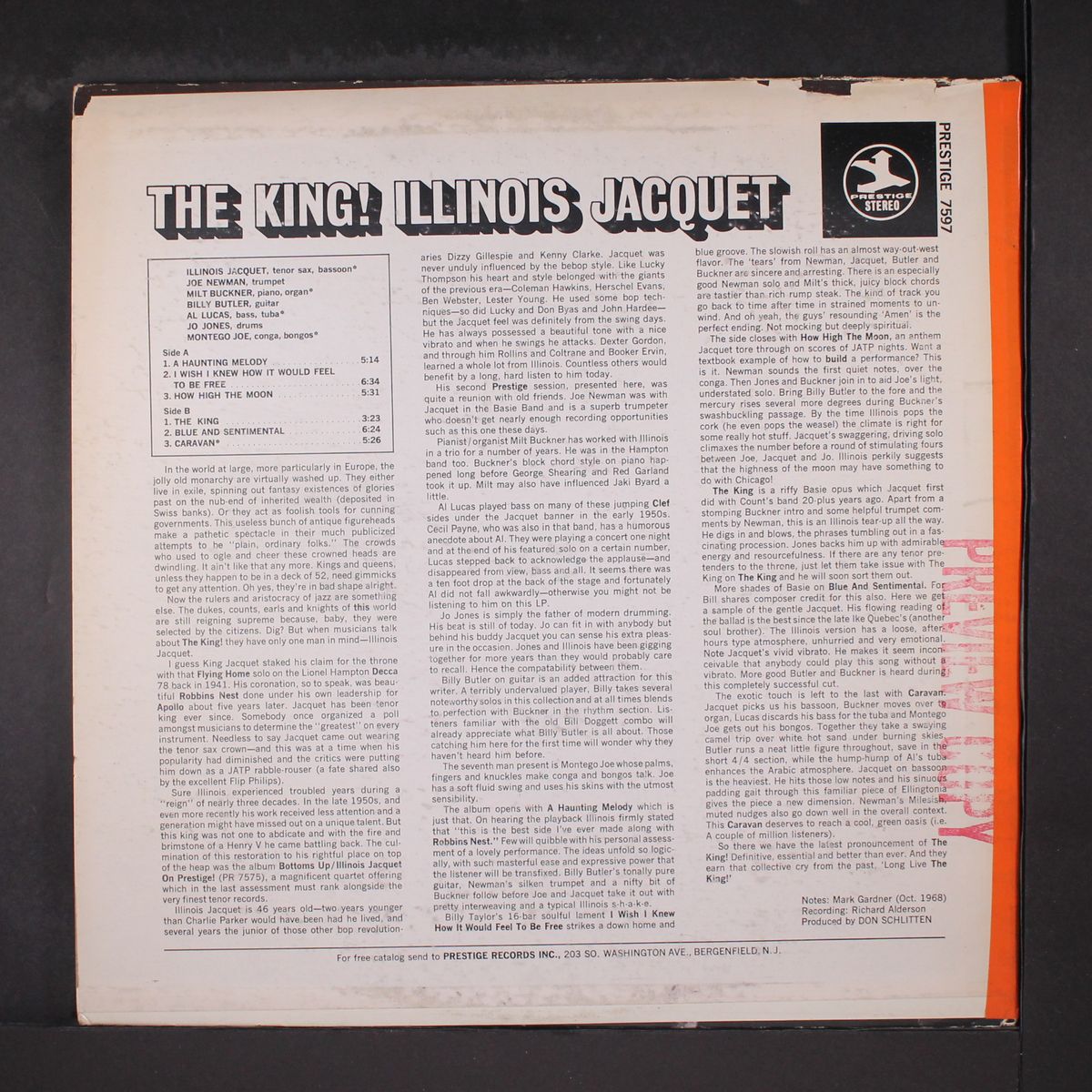 the king! by ILLINOIS JACQUET