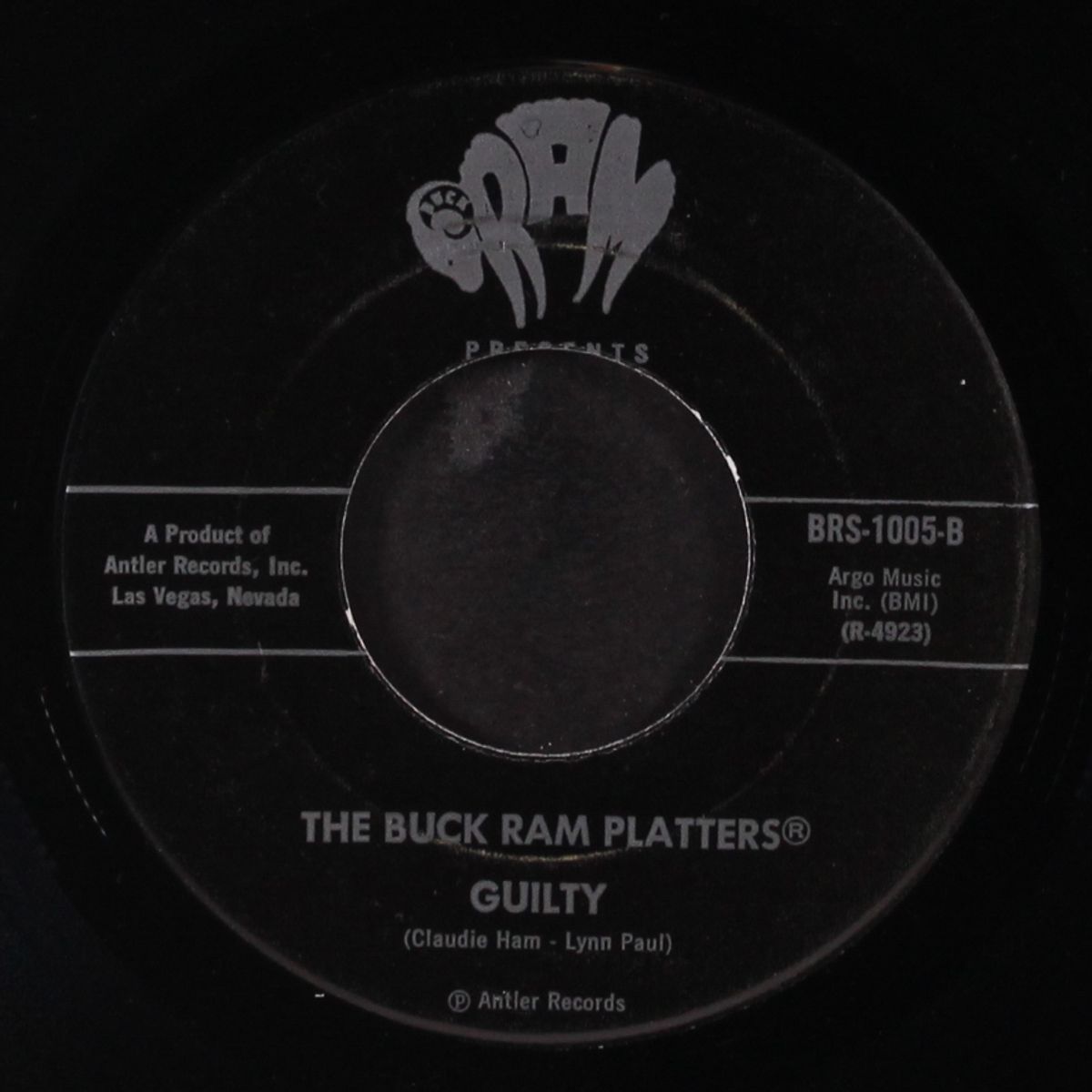 my ship is coming in / guilty by BUCK RAM PLATTERS