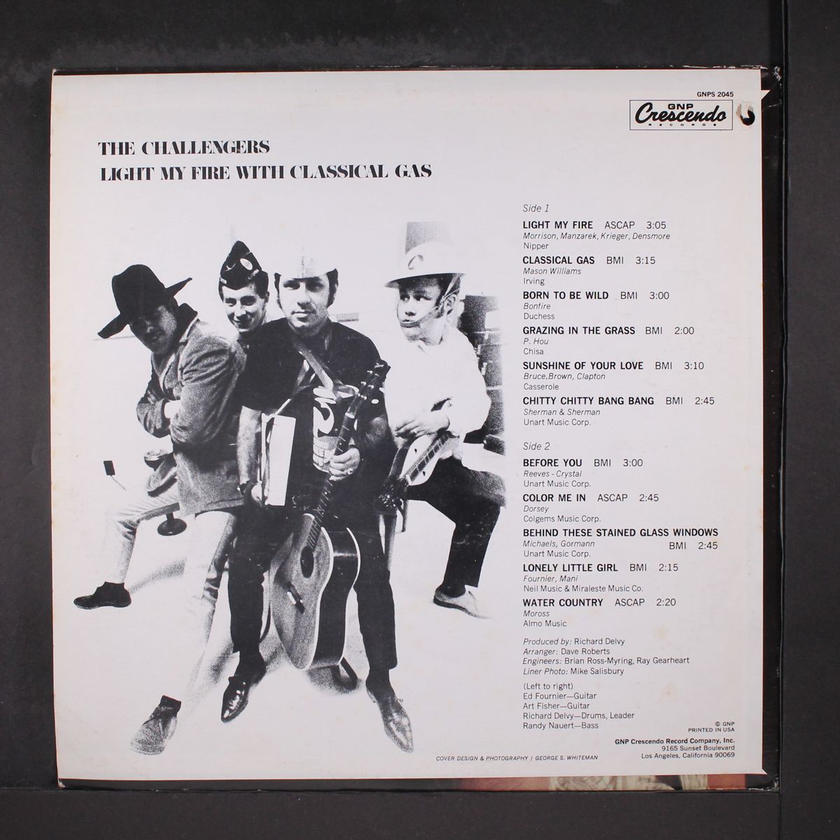 light my fire with classical gas by CHALLENGERS