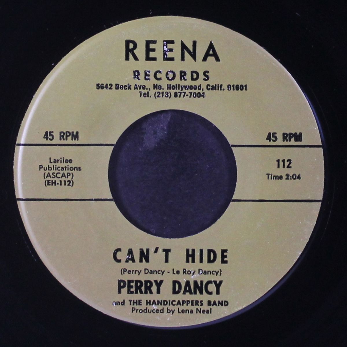 can't hide / into something new by PERRY DANCY
