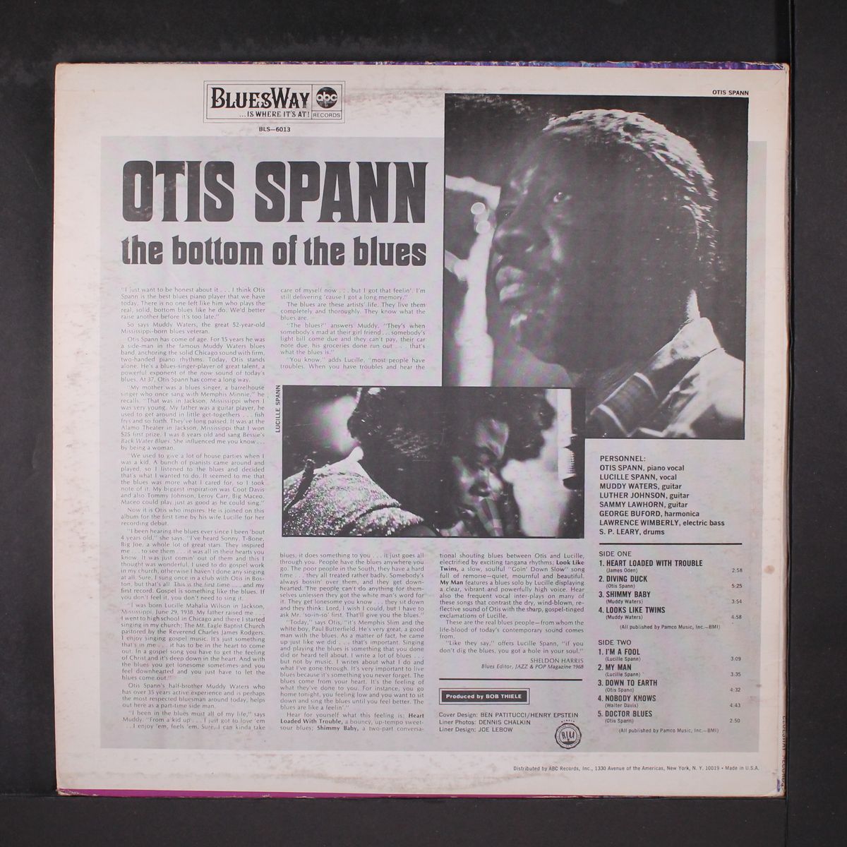 the bottom of the blues by OTIS SPANN