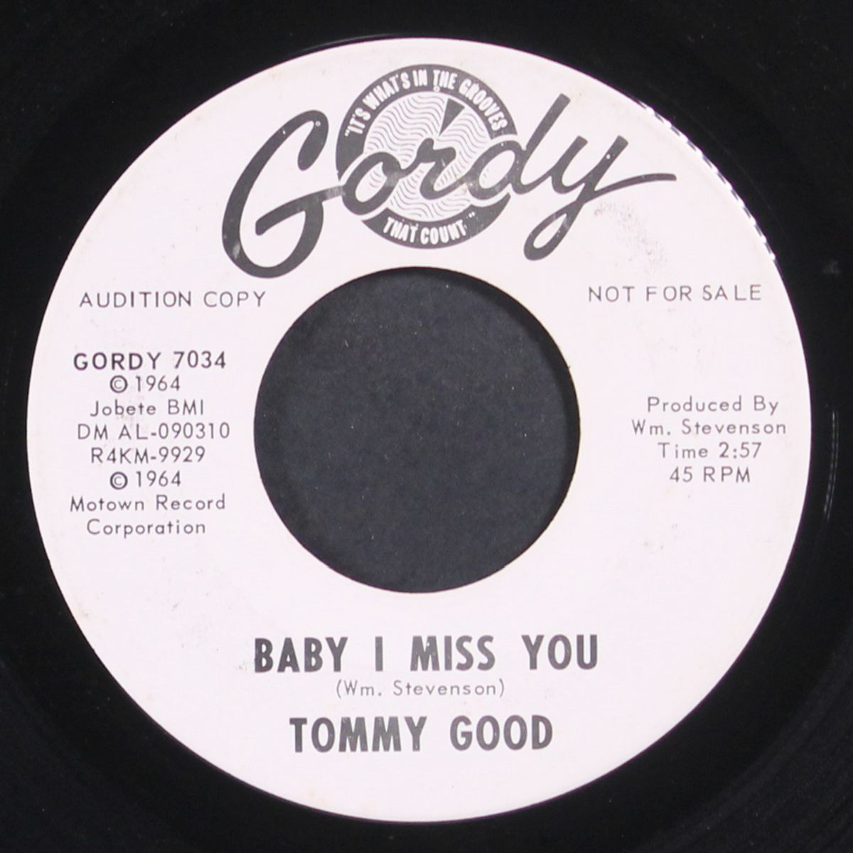 baby i miss you / leaving here by TOMMY GOOD