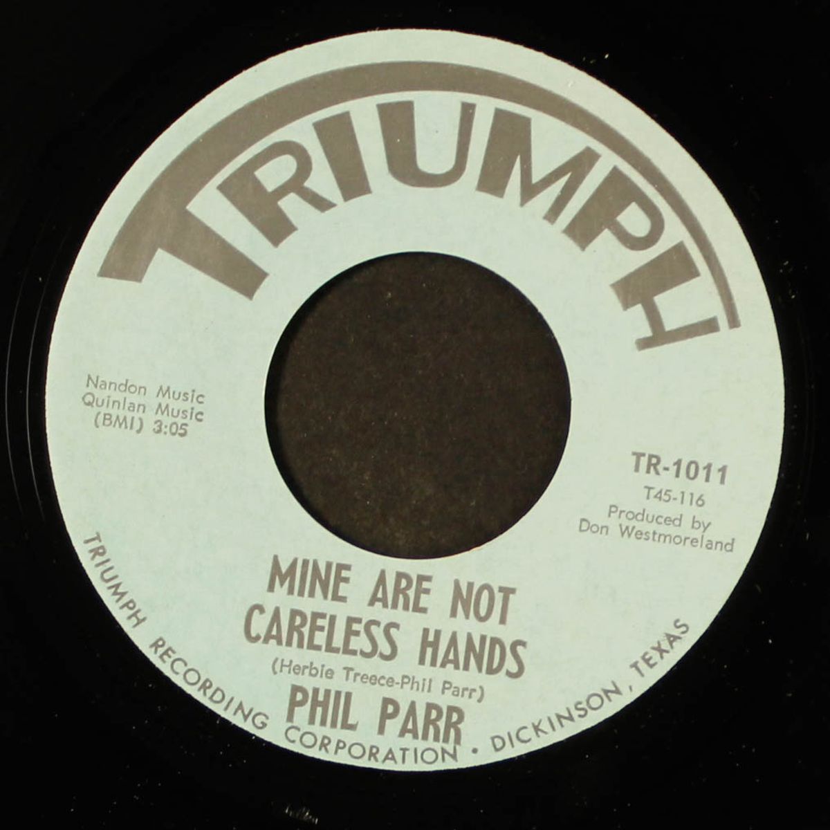 mine are not careless hands / right to slip around by PHIL PARR