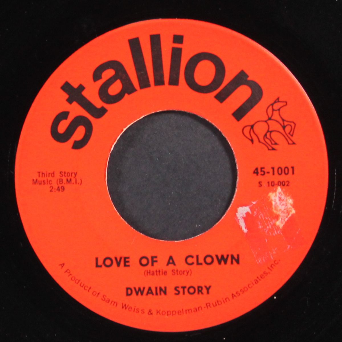 love of a clown / a little lovin' by DWAIN STORY