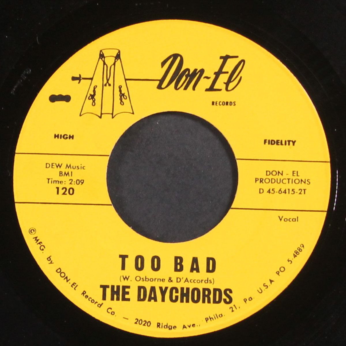 too bad / one more time by DAYCHORDS