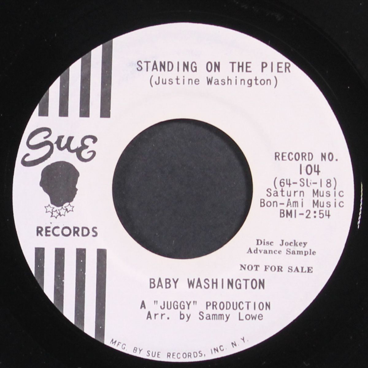 the clock / standing on the pier by BABY WASHINGTON