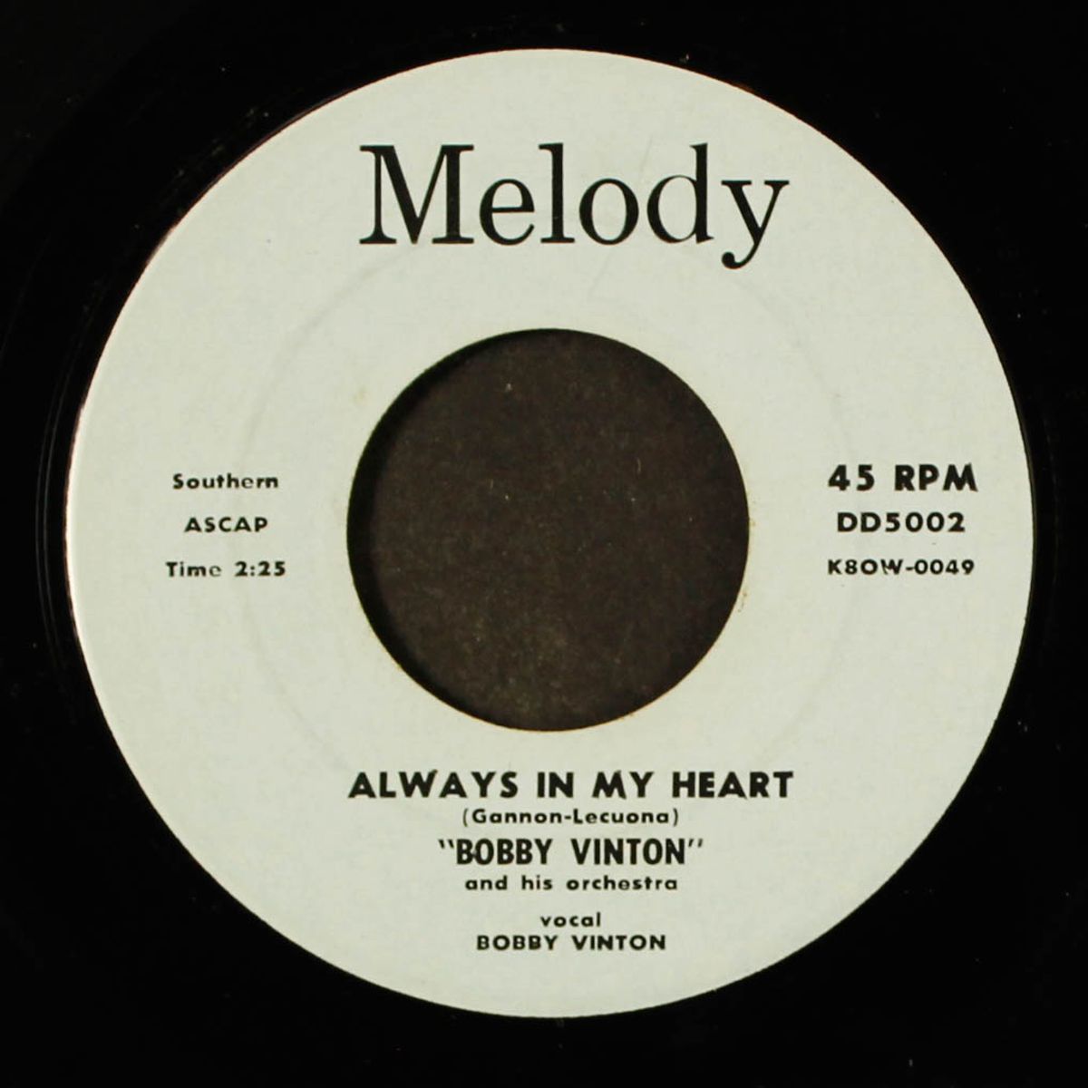 harlem nocturne / always in my heart by BOBBY VINTON