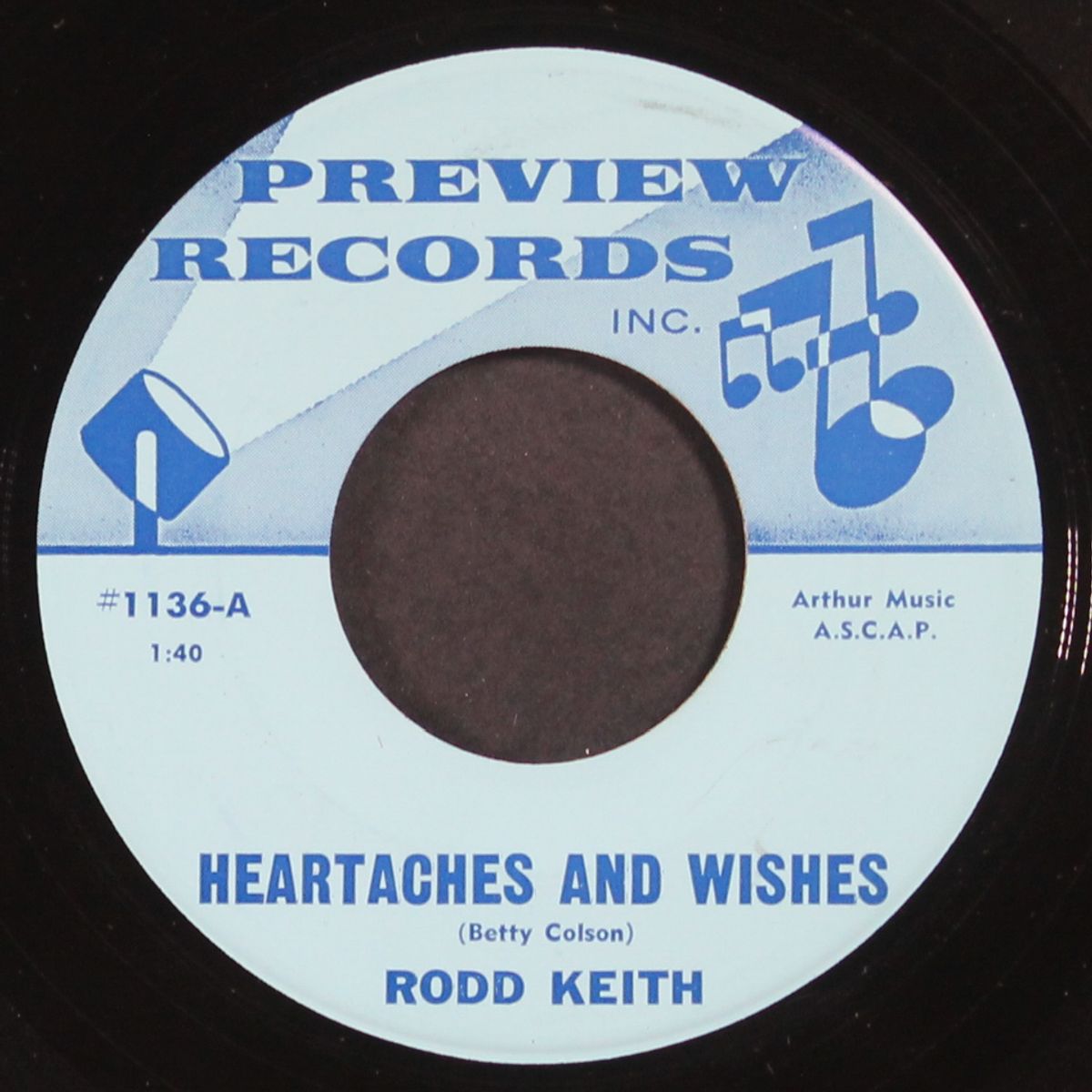 heartaches and wishes / here i am alone and blue by RODD KEITH