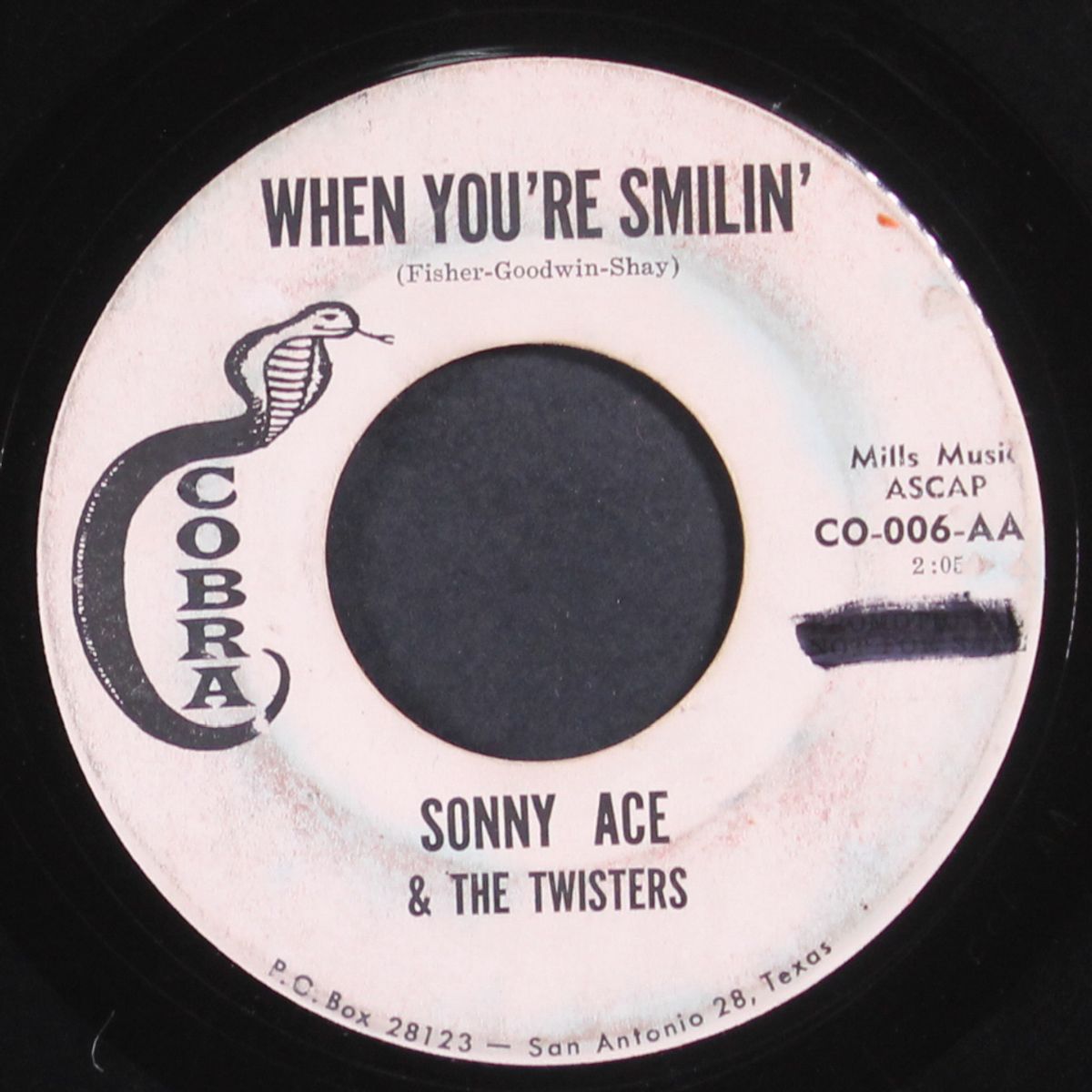 the gypsy / when you're smilin' by SONNY ACE & TWISTERS