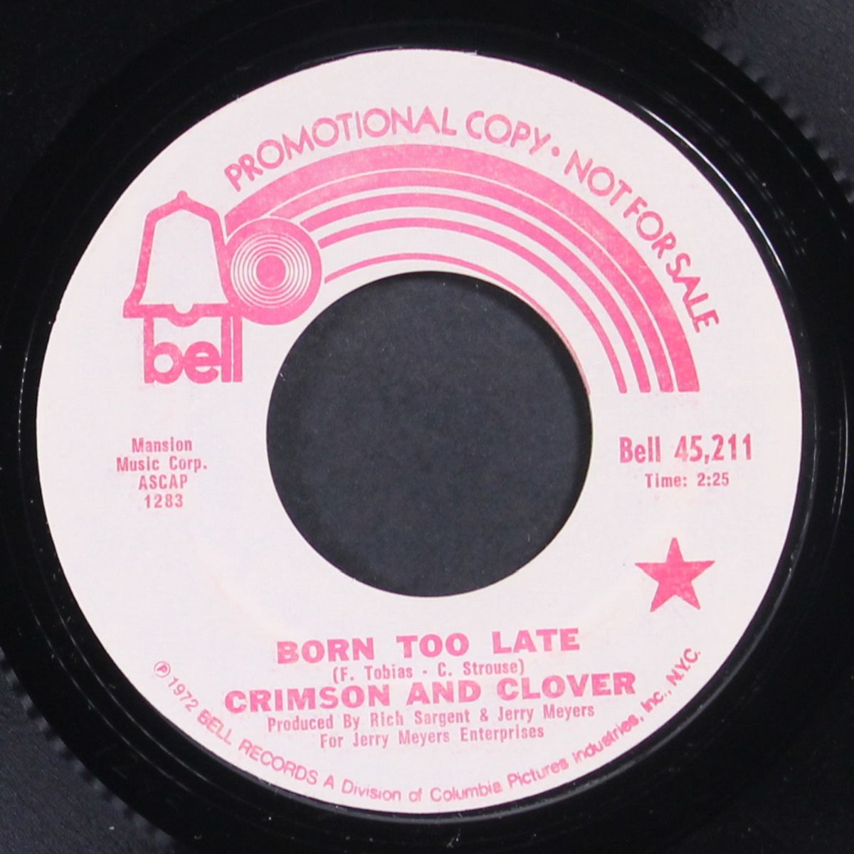born too late / same by CRIMSON & CLOVER