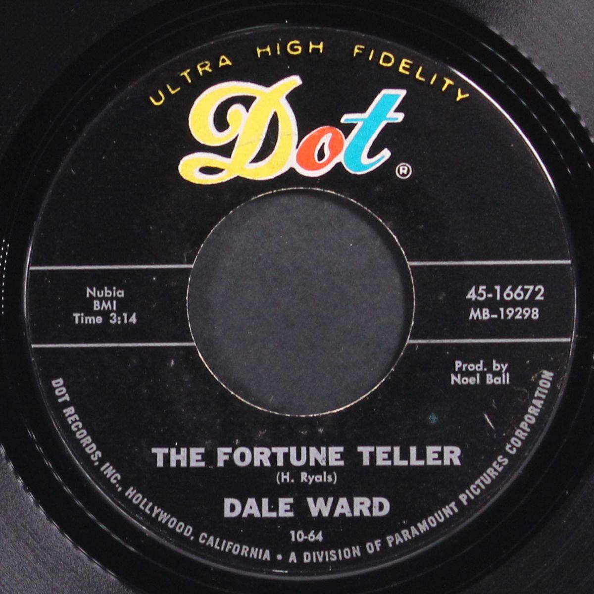 the fortune teller / one last kiss cherie by DALE WARD