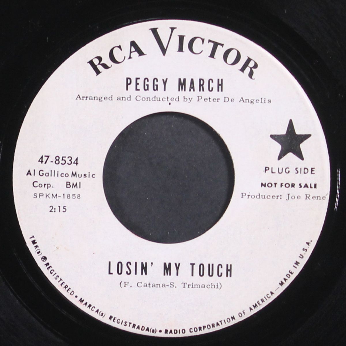 losin' my touch by PEGGY MARCH