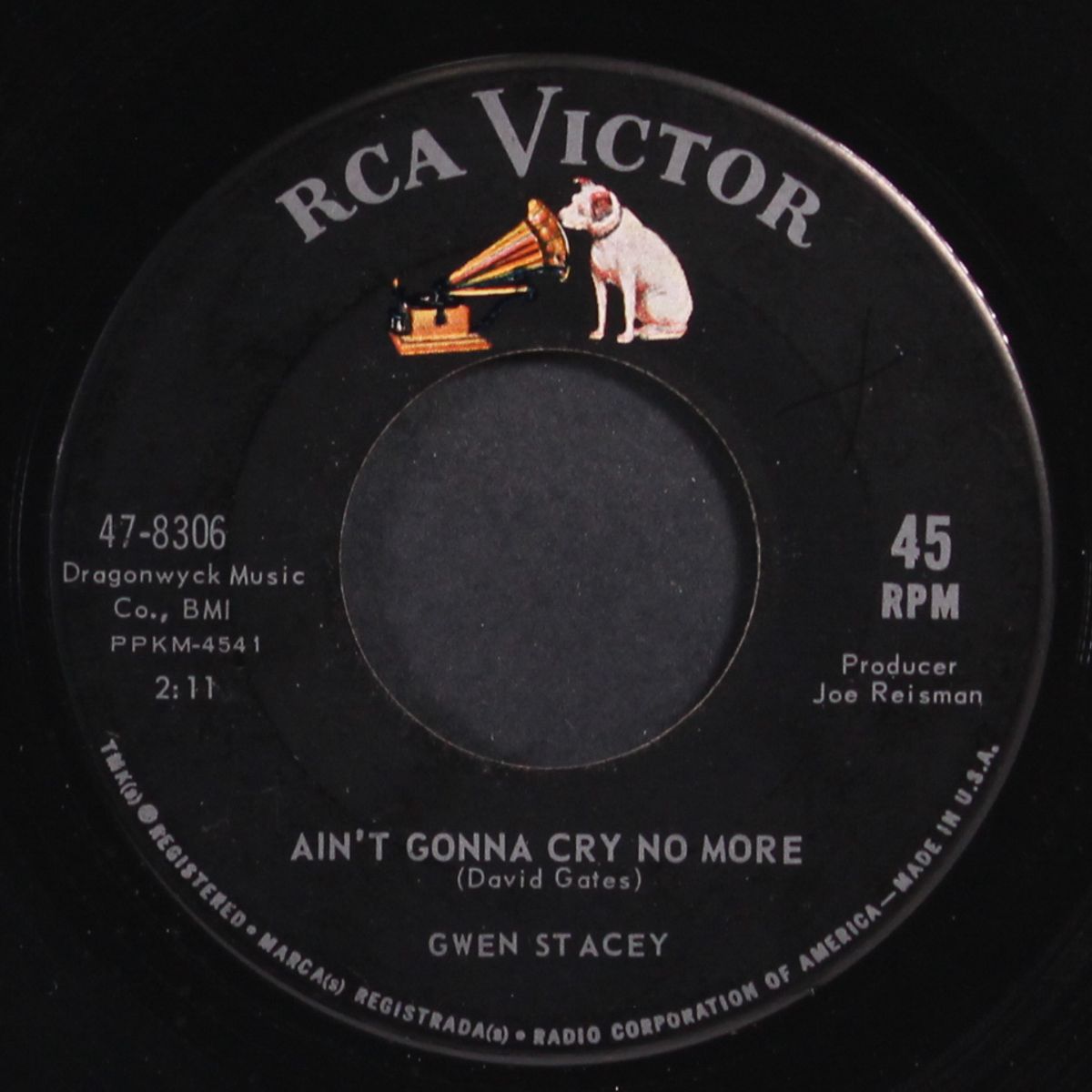 ain't gonna cry no more / give thanks to a friend by GWEN STACEY