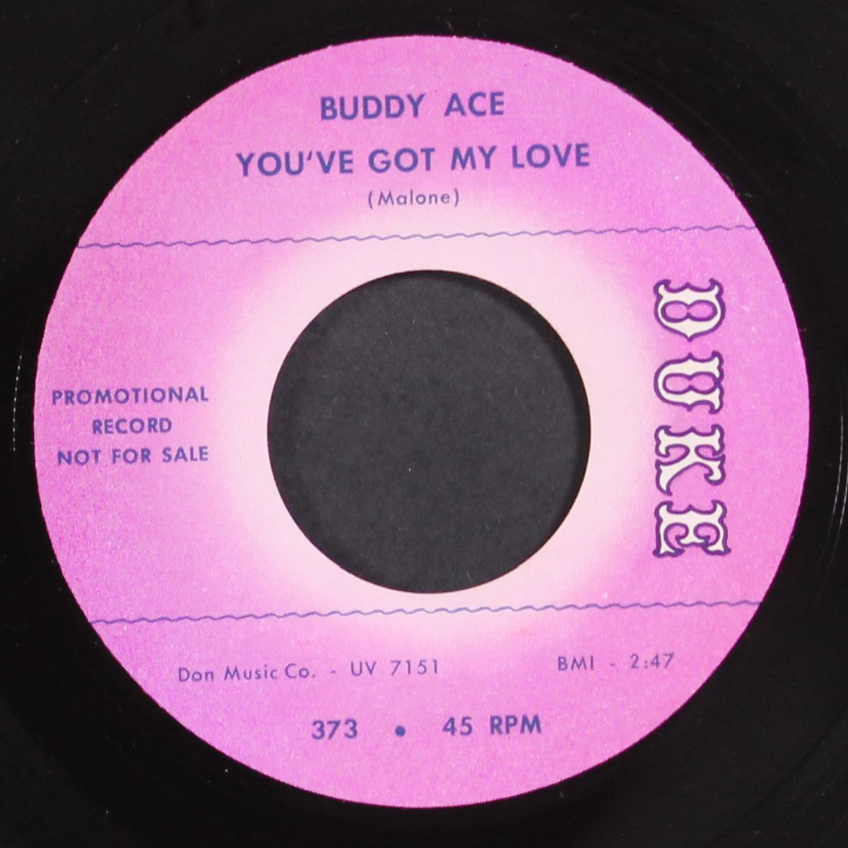 it makes you want to cry / you've got my love by BUDDY ACE