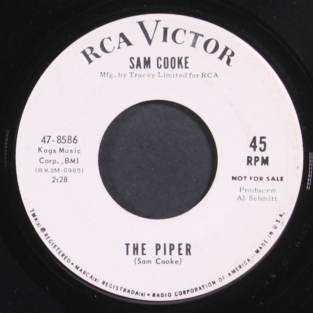 when a boy falls in love / the piper by SAM COOKE
