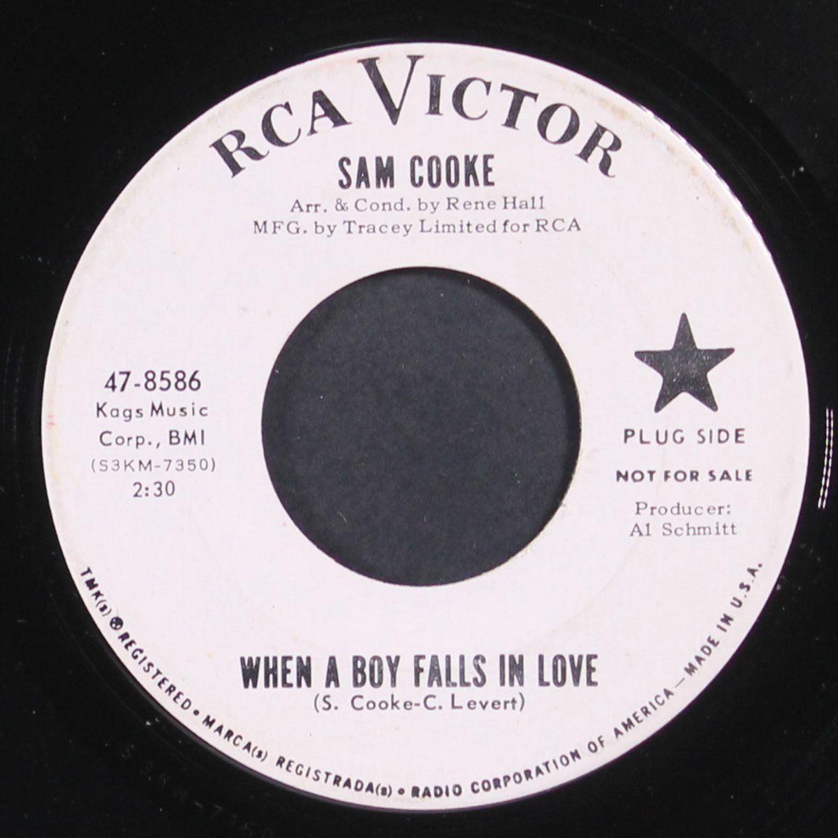 when a boy falls in love / the piper by SAM COOKE
