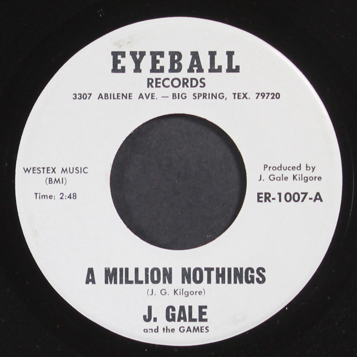suds / a million nothins by J. GALE