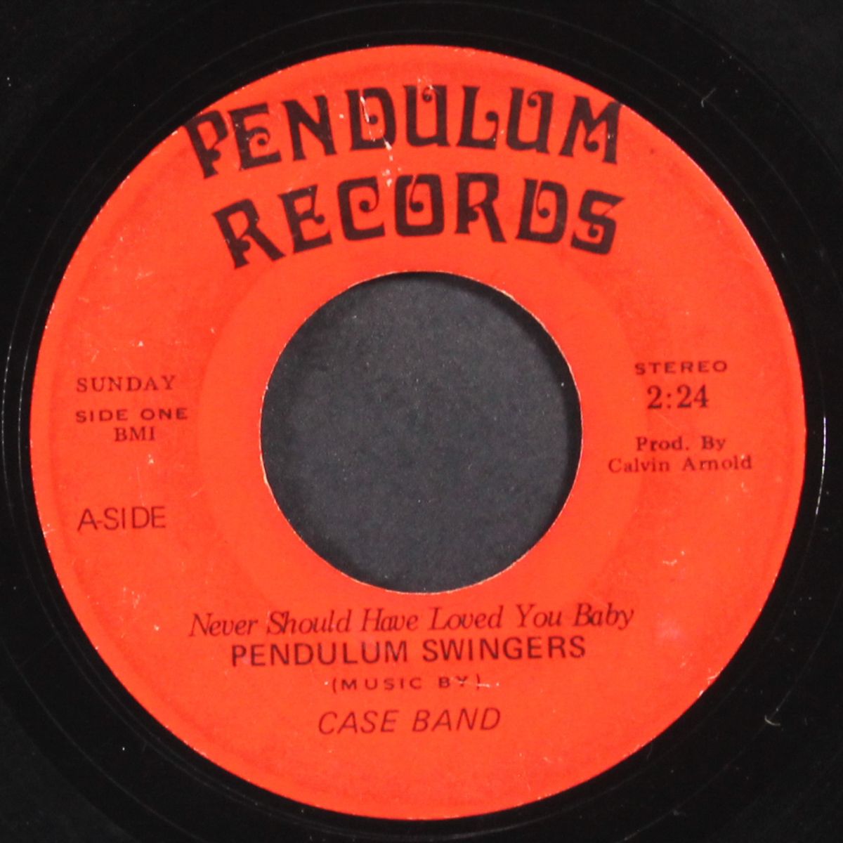 never should have loved you baby / never happened before by PENDULUM SWINGERS