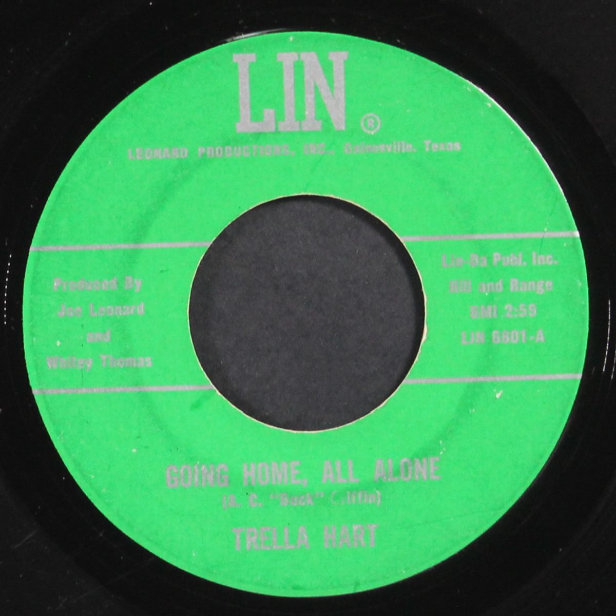 draw the line / going home all alone by TRELLA HART