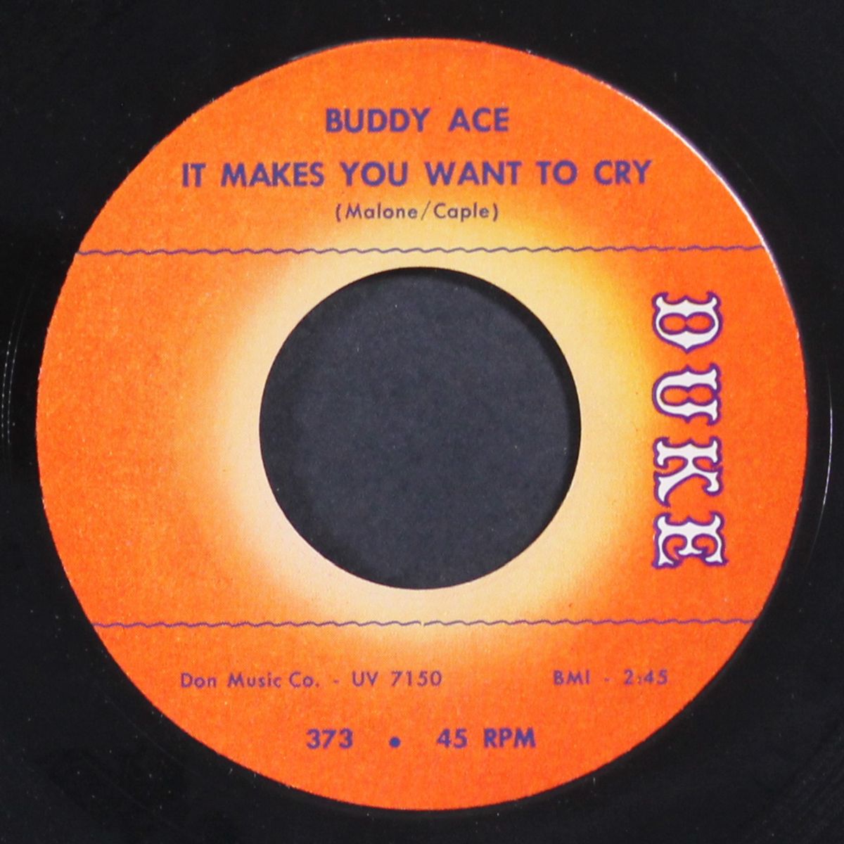 it make you want to cry / you've got my love by BUDDY ACE