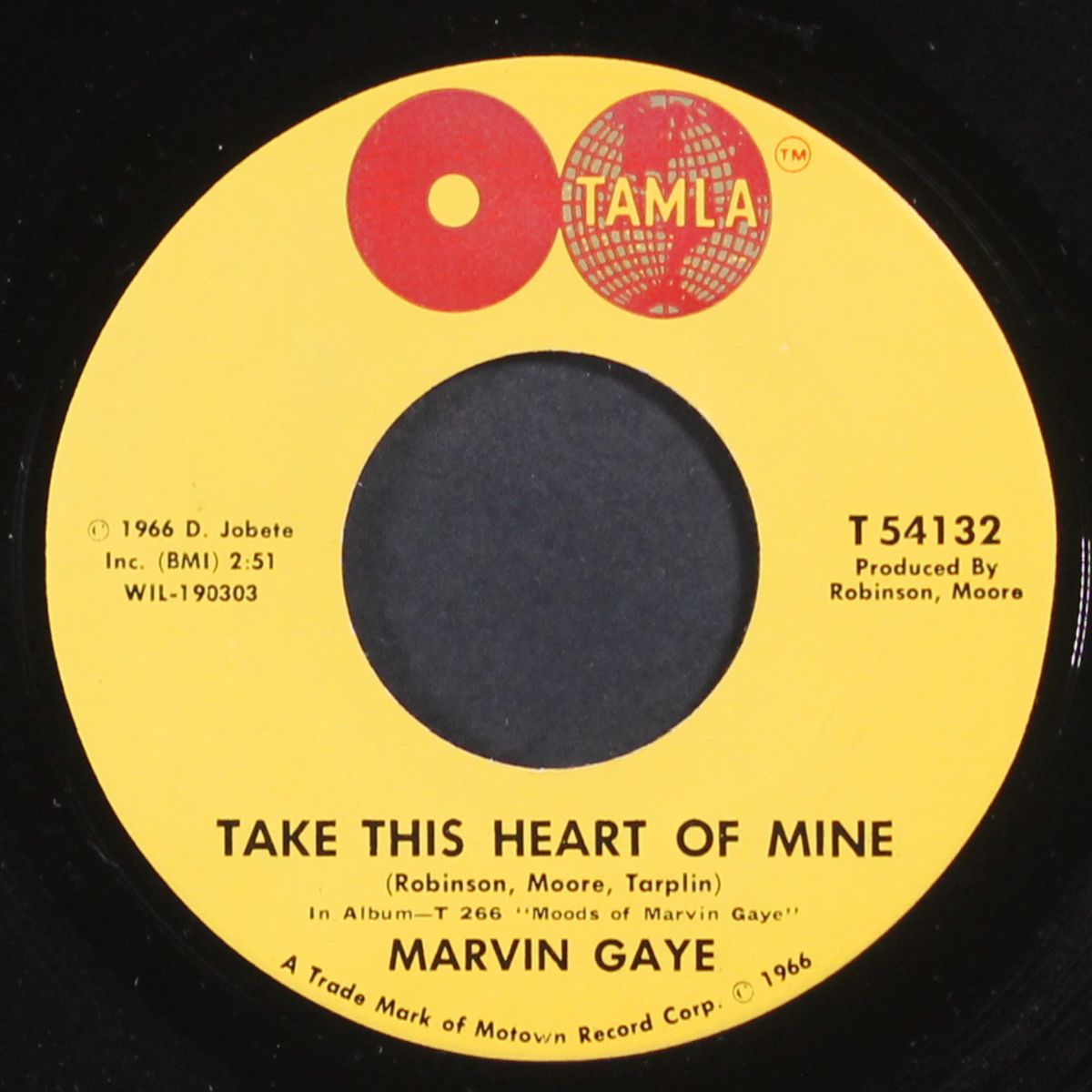 take this heart of mine / need your loving (want you back) by MARVIN GAYE