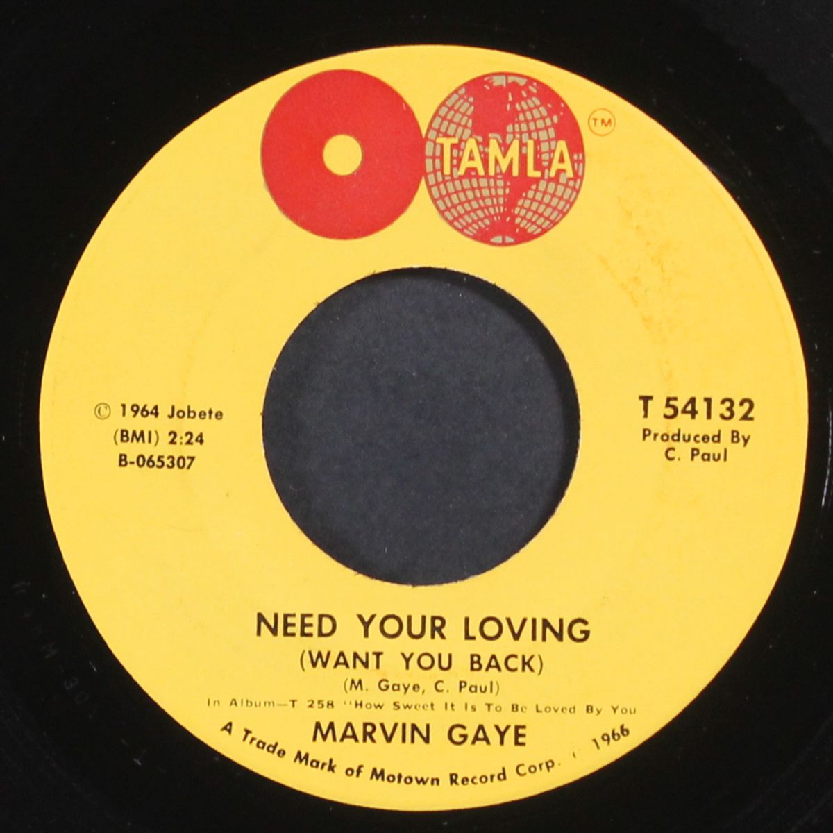 take this heart of mine / need your loving (want you back) by MARVIN GAYE