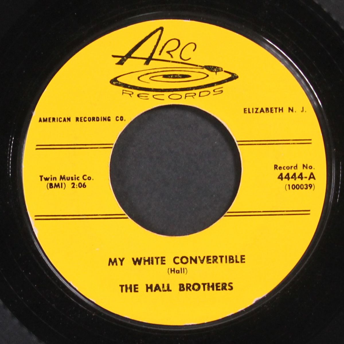 my white convertible / now you say we are thru by HALL BROTHERS