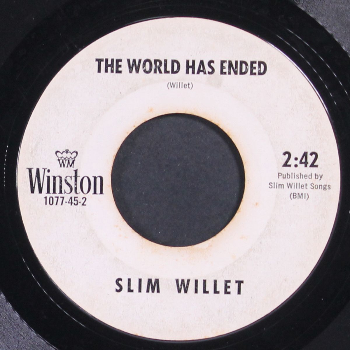 hangin' day / the world has ended by SLIM WILLET