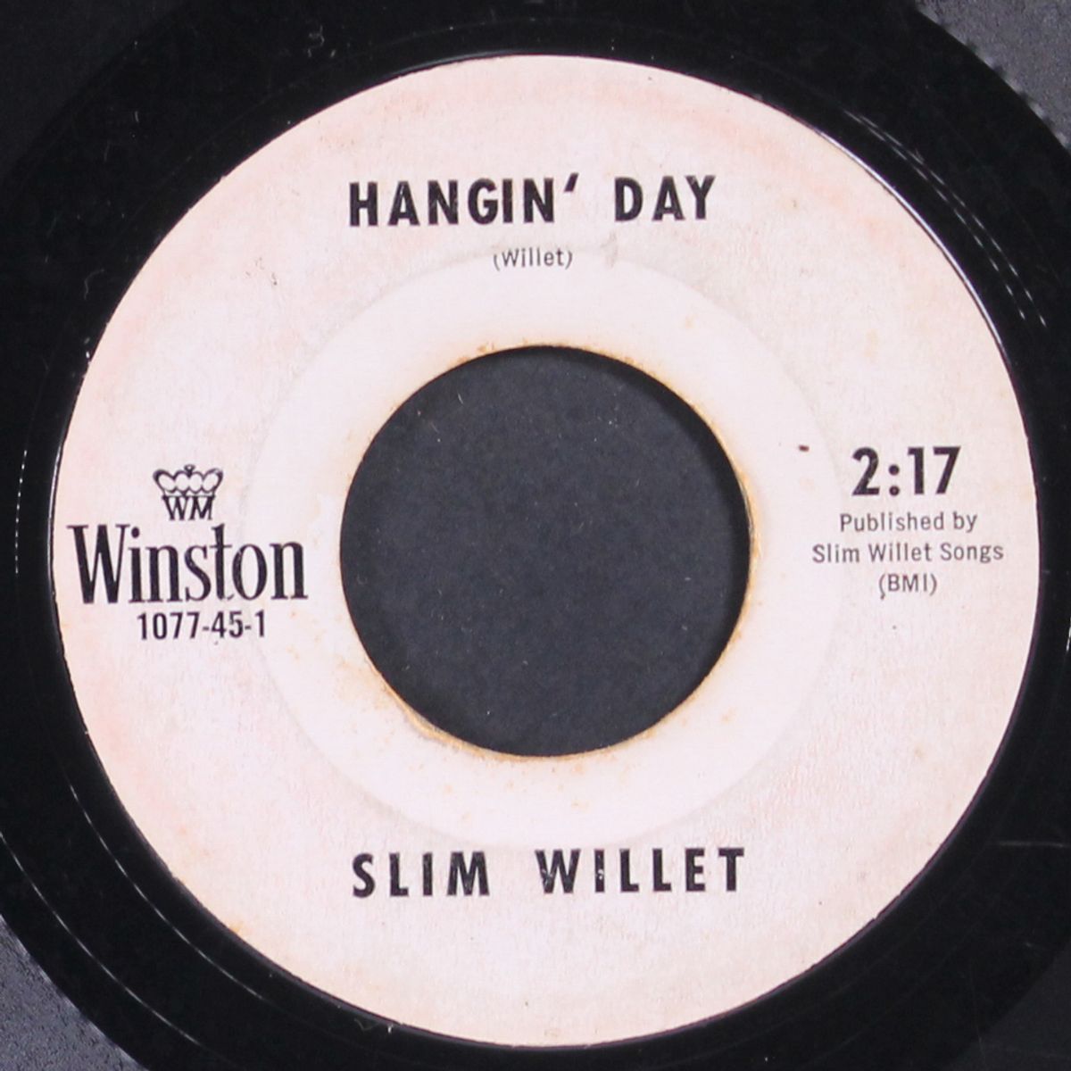 hangin' day / the world has ended by SLIM WILLET