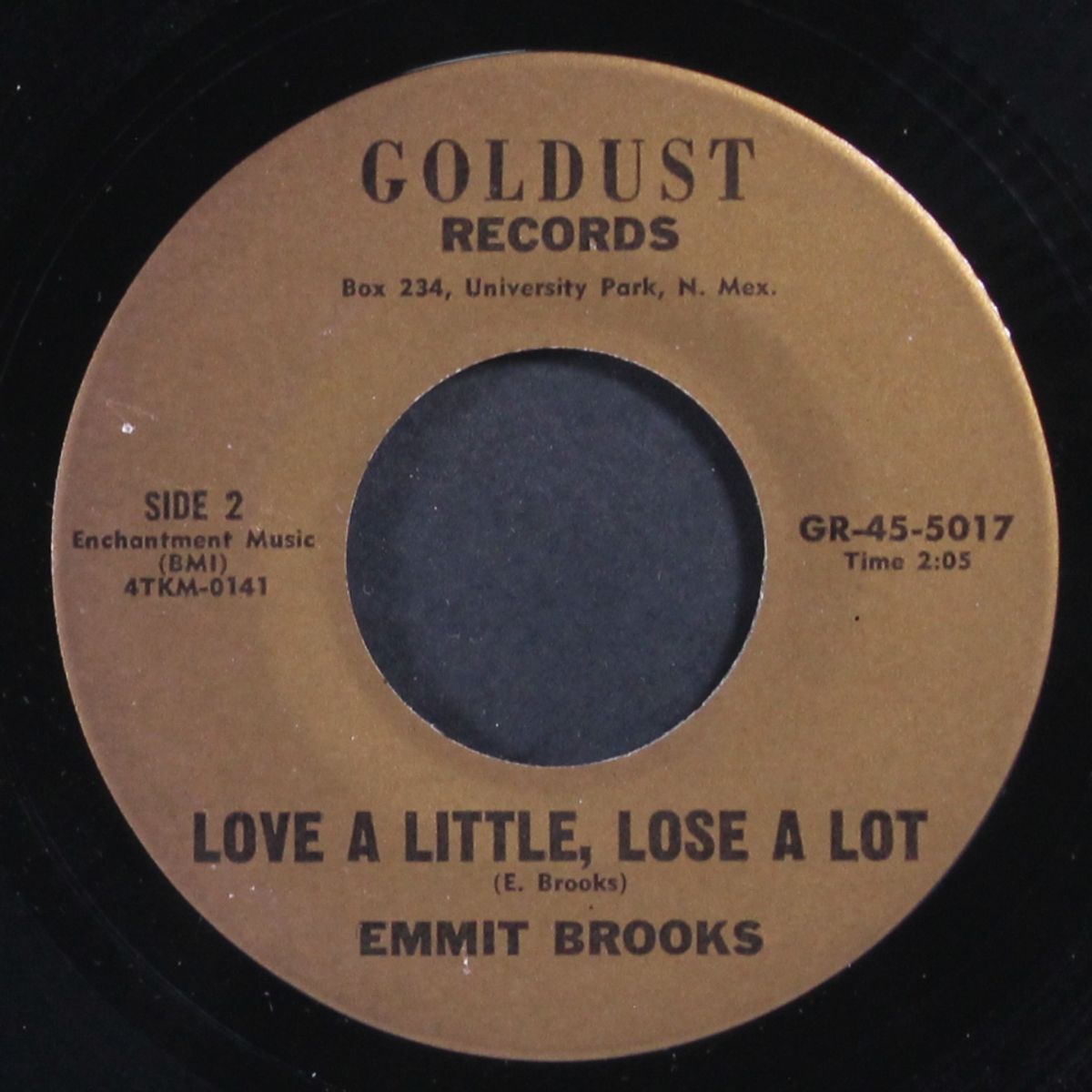 love a little, lose a lot / tiptoe out softly by EMMIT BROOKS