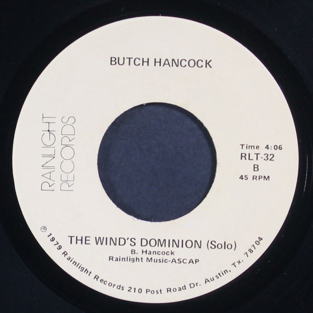 the wind's dominion by BUTCH HANCOCK