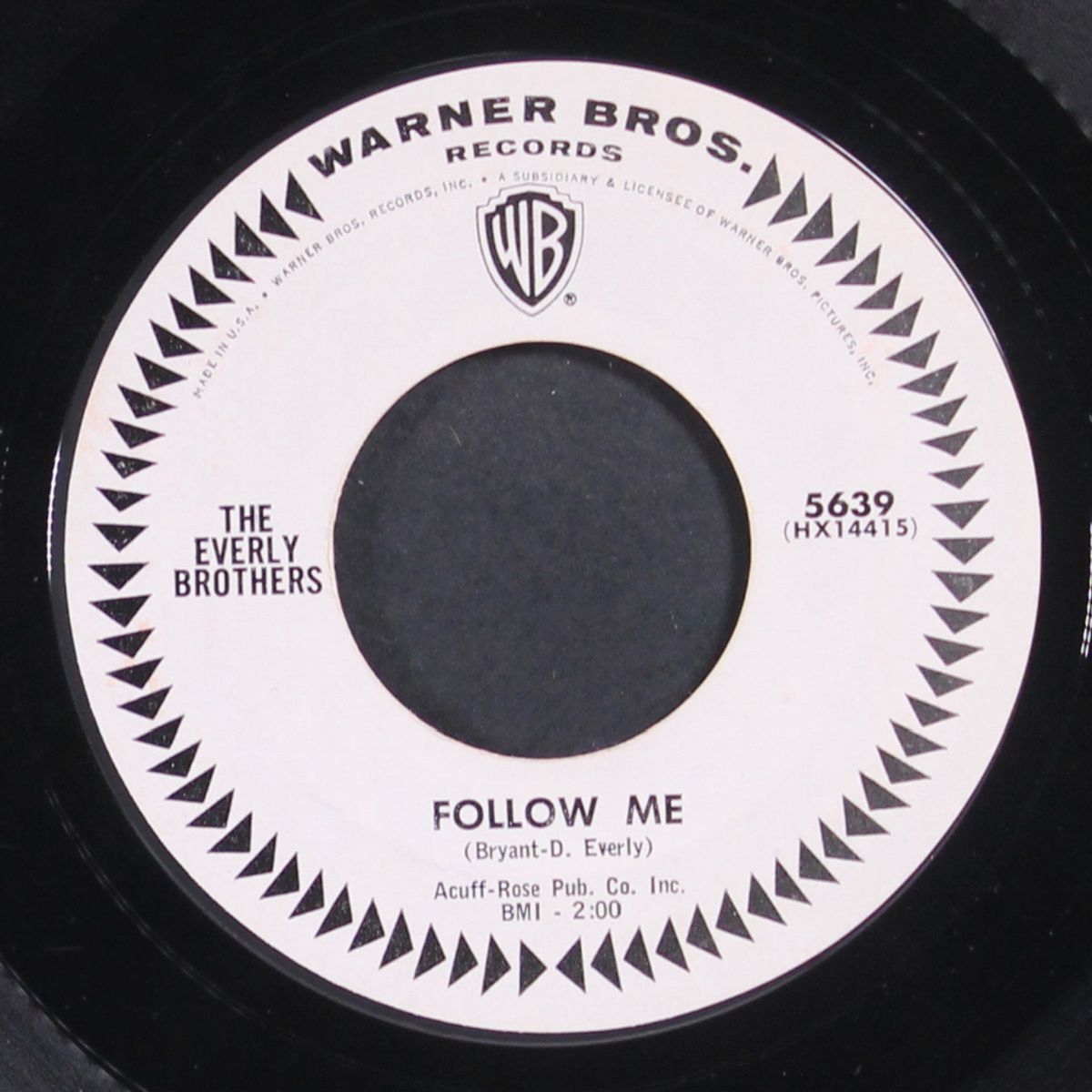 i'll never get over you / follow me by EVERLY BROTHERS
