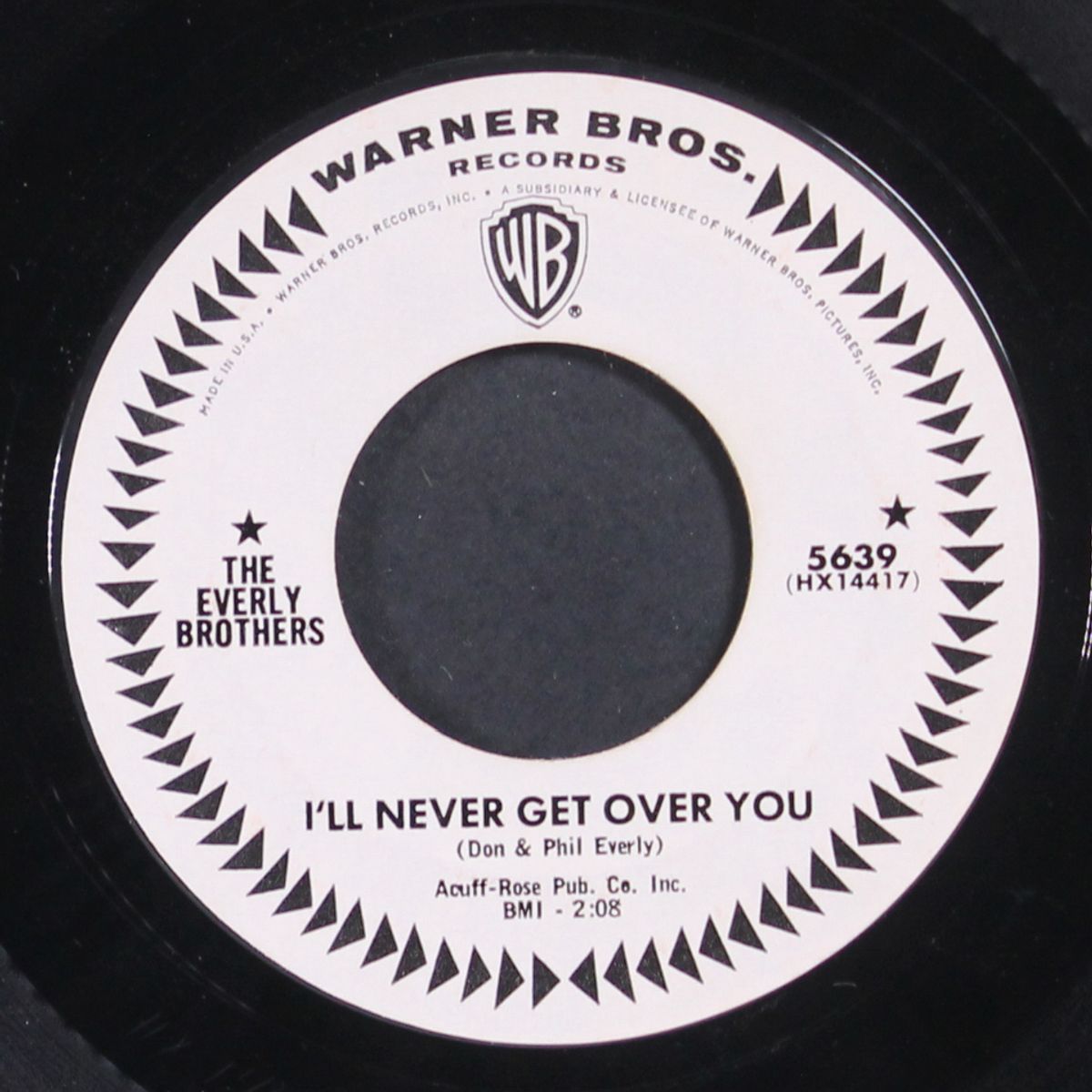 i'll never get over you / follow me by EVERLY BROTHERS