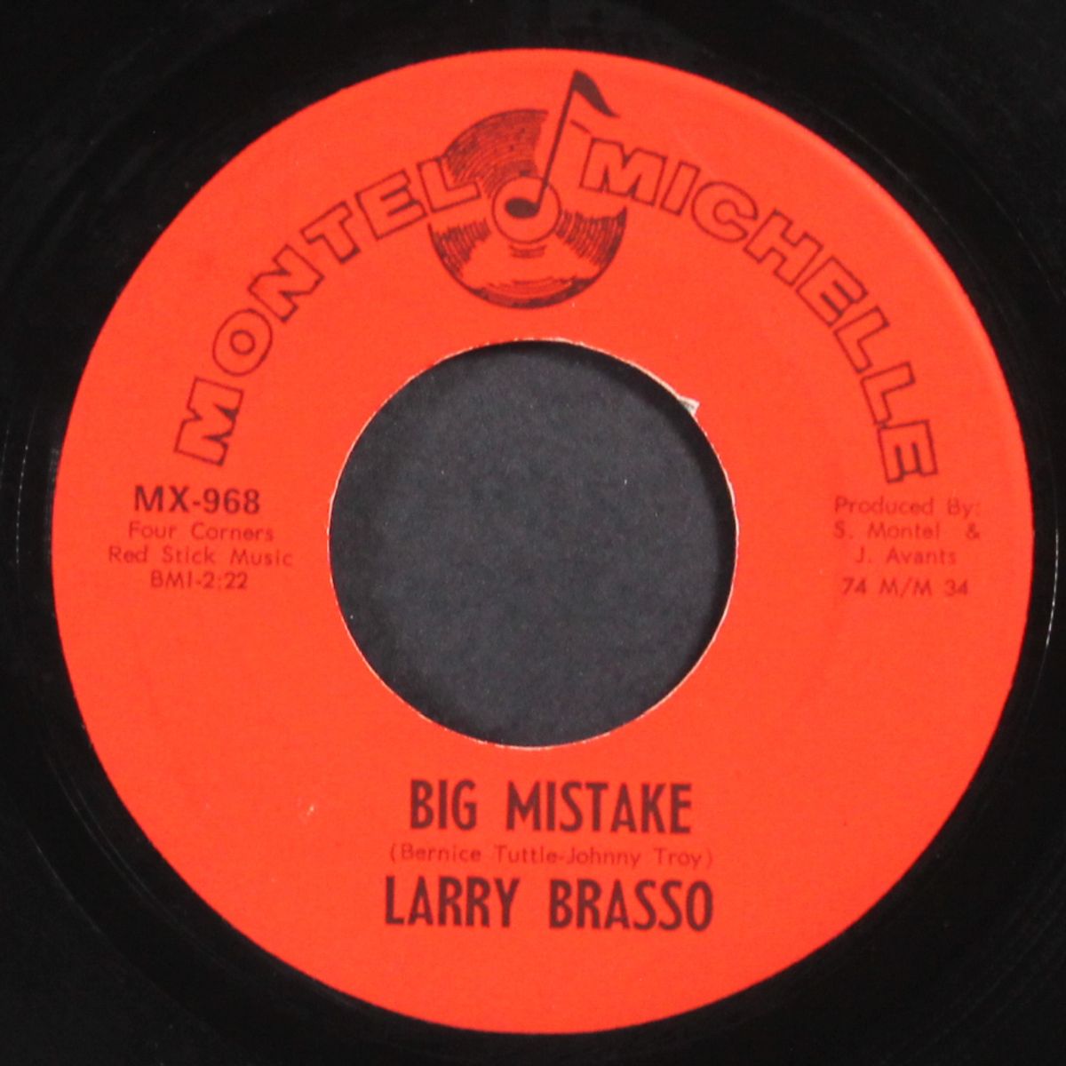 find me someone to love / big mistake by LARRY BRASSO
