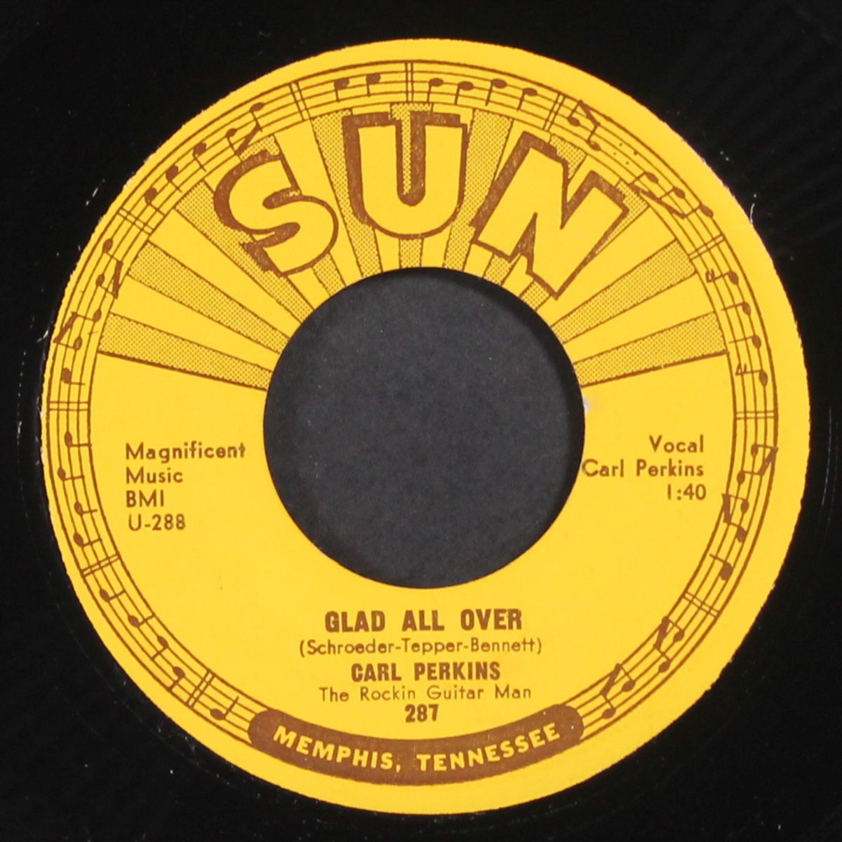 lend me your comb / glad all over by CARL PERKINS