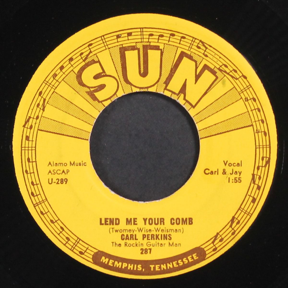 lend me your comb / glad all over by CARL PERKINS