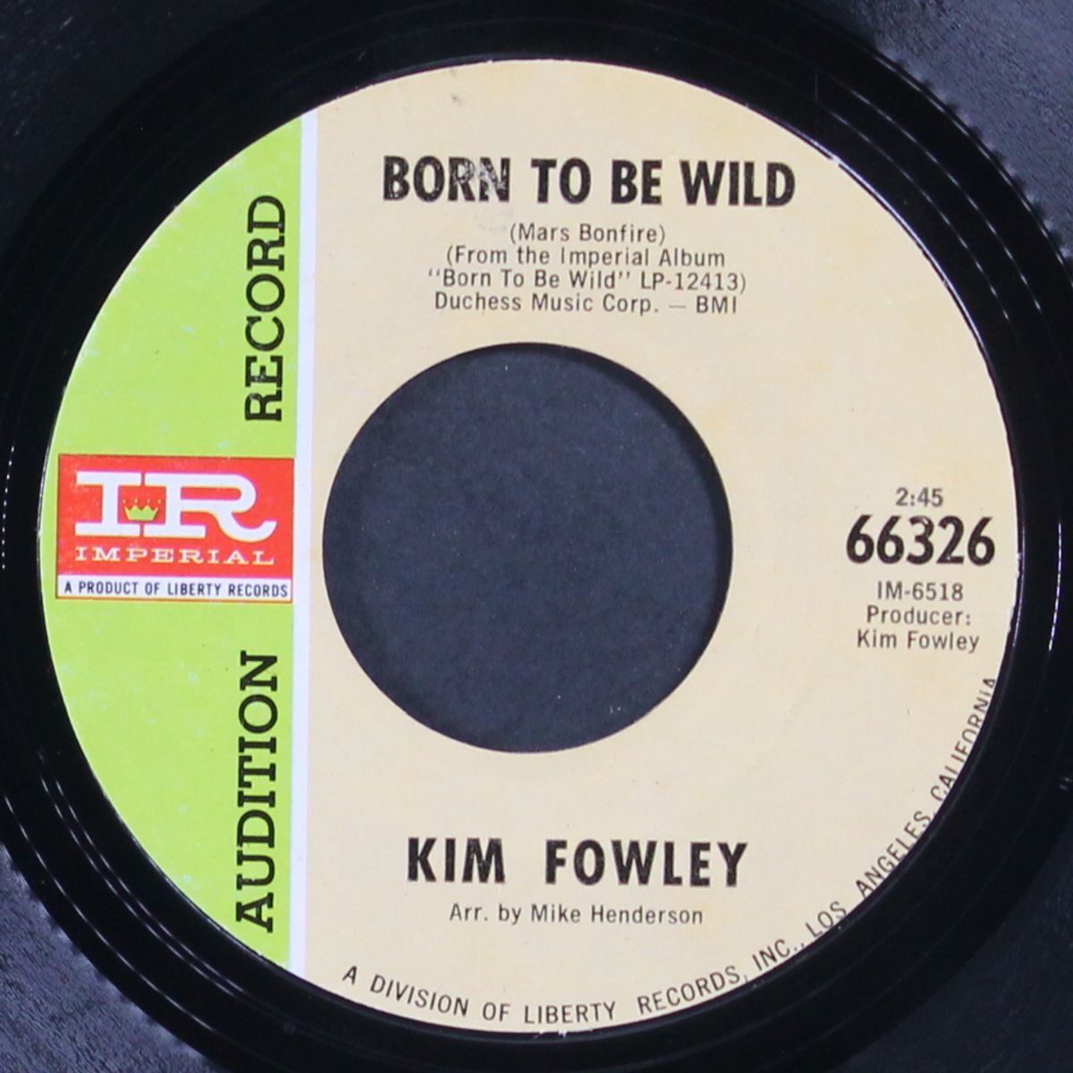 space odyssey / born to be wild by KIM FOWLEY