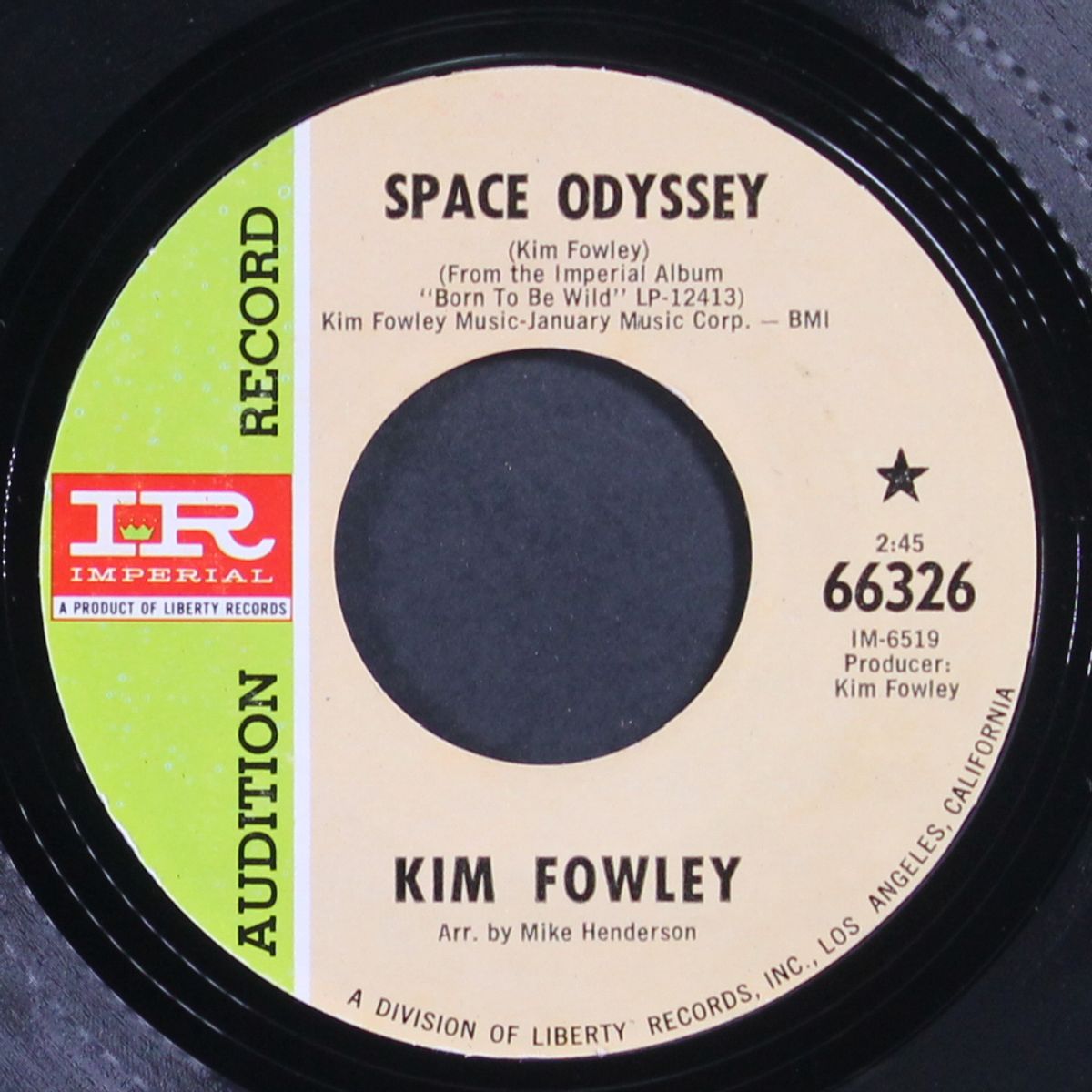 space odyssey / born to be wild by KIM FOWLEY