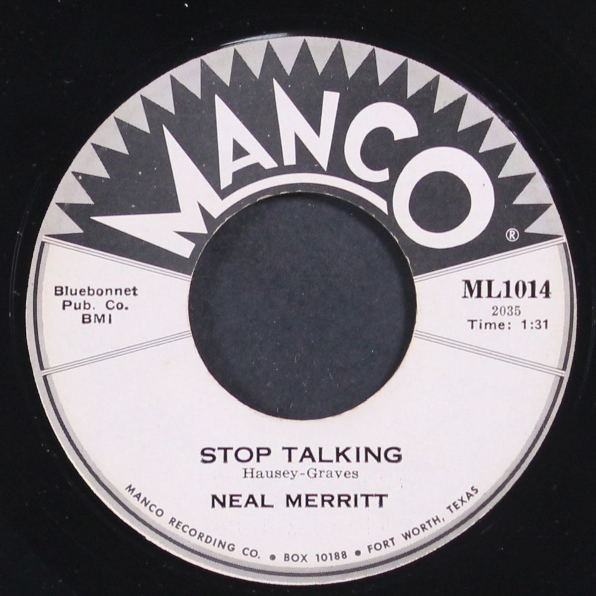 can you? / stop talking by NEAL MERRITT
