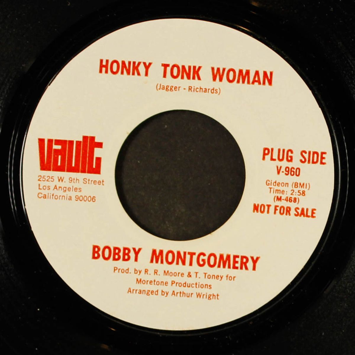 i'm your steppin' stone / honky tonk woman by BOBBY MONTGOMERY