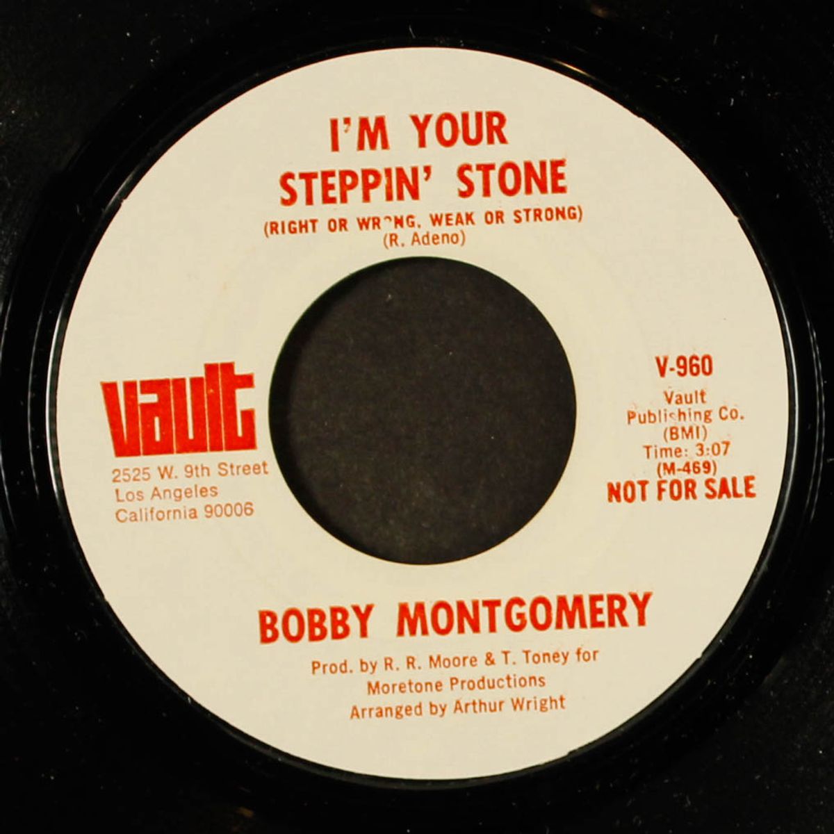 i'm your steppin' stone / honky tonk woman by BOBBY MONTGOMERY