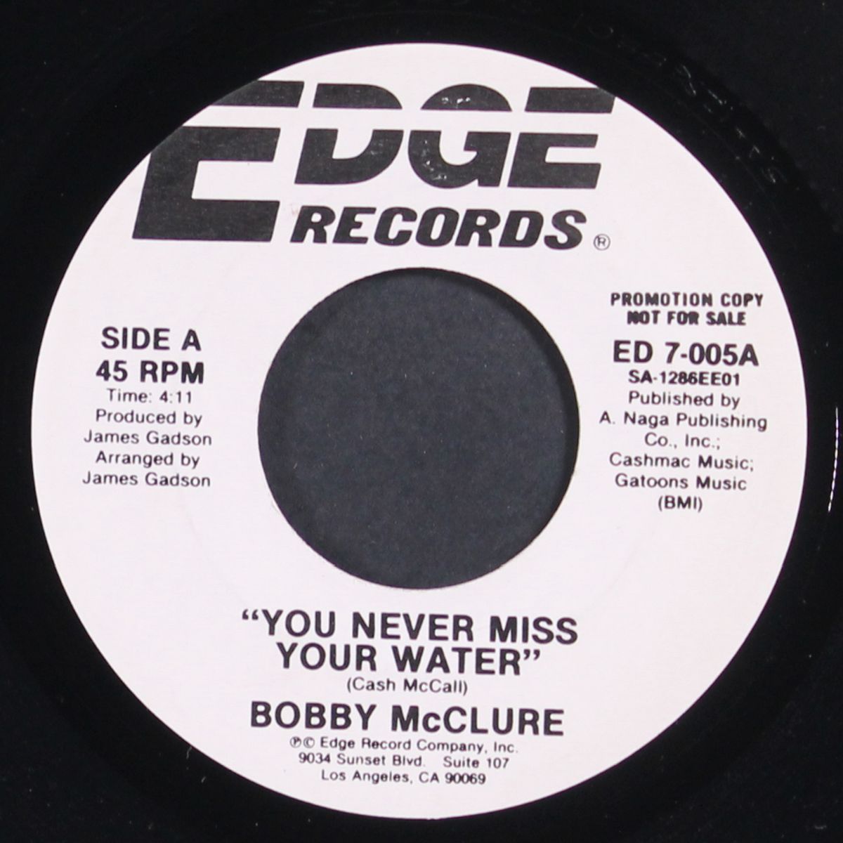 you never miss your water / it feels so good by BOBBY MCCLURE