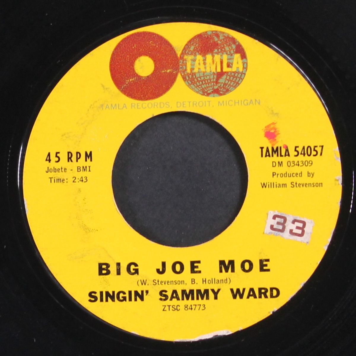 big joe moe / everybody knew it by SINGIN' SAMMY WARD