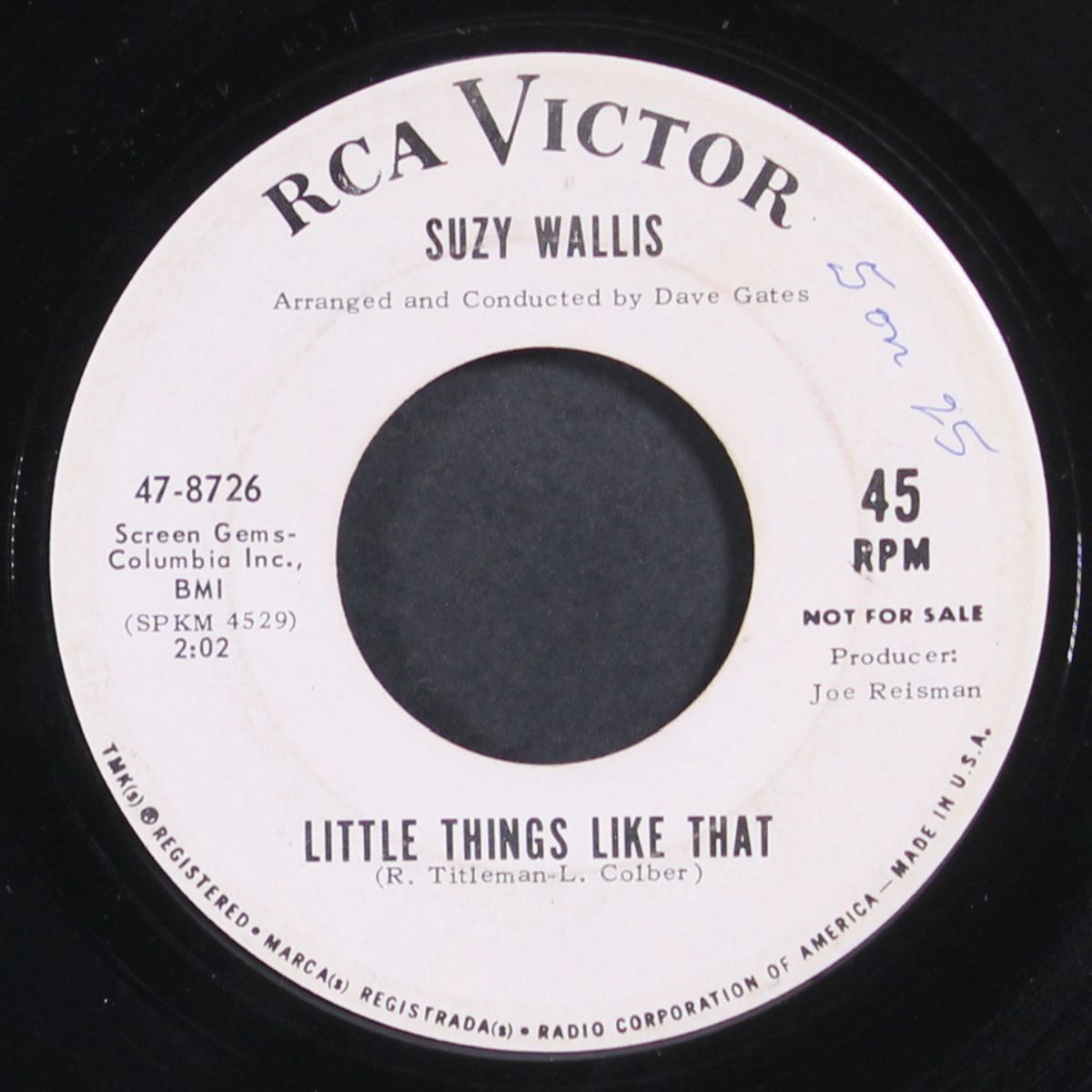 little things like that / be my man by SUZY WALLIS