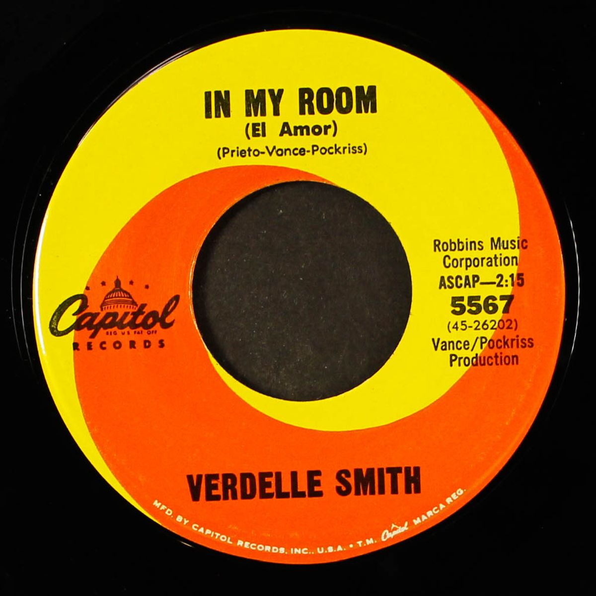 walk tall / in my room by VERDELLE SMITH