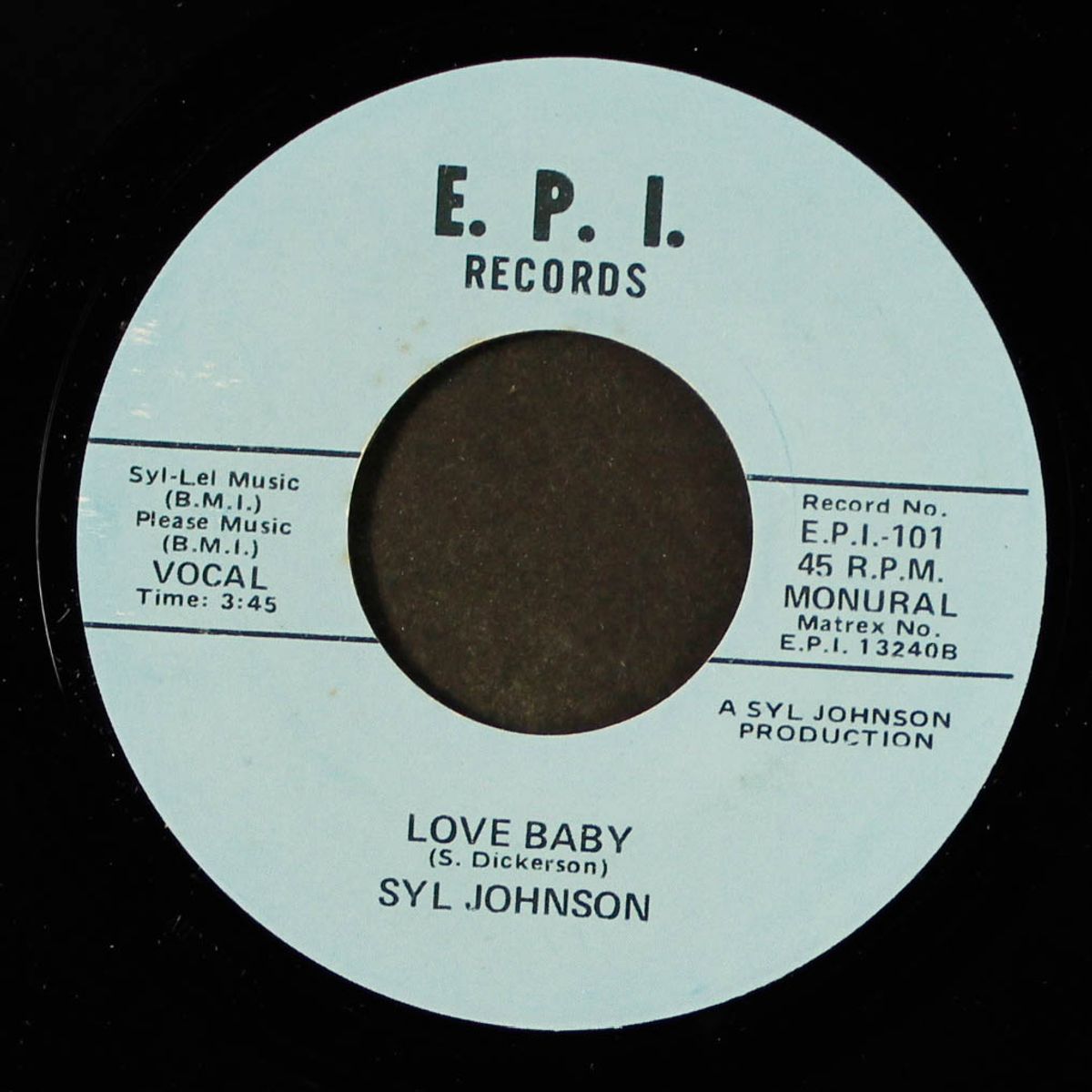 love baby / goodie goodie good times by SYL JOHNSON
