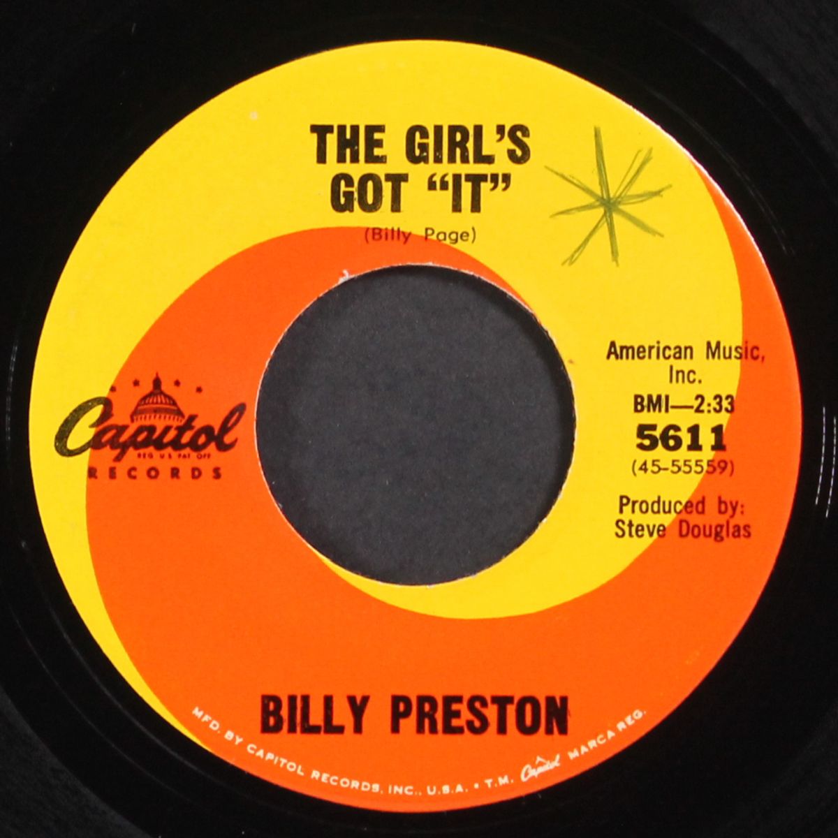 the girl's got it by BILLY PRESTON
