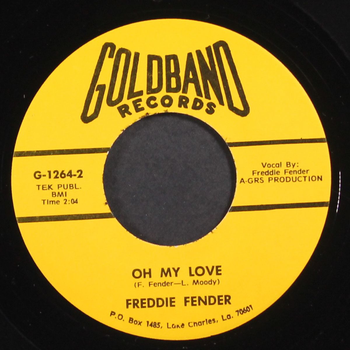 bye bye little angel / oh my love by FREDDIE FENDER